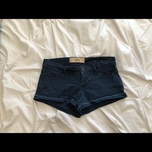 Navy Hollister Twill Shorts